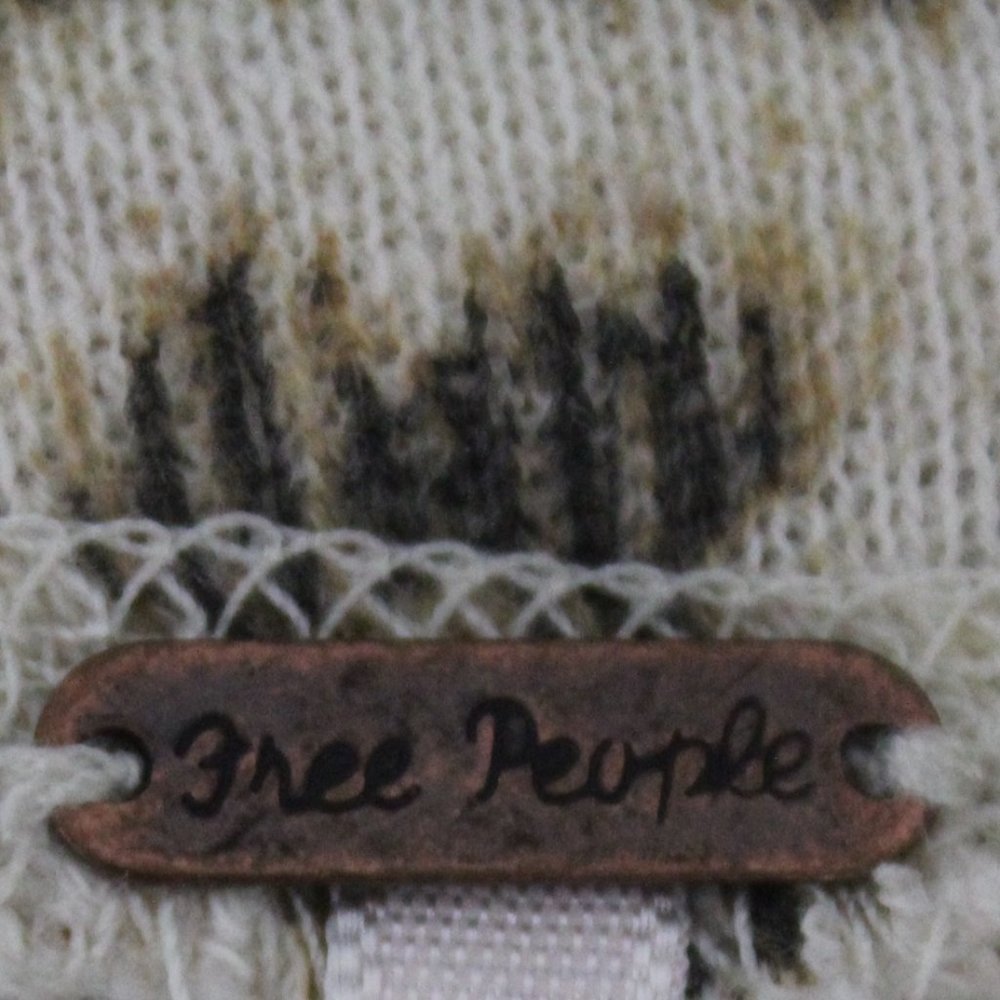 Free People Leopard/ Cheetah Print Cowl Neck Top - Picture 13 of 16